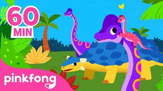 Ankylosaurus dan Brachiosaurus | Lagu &amp; Kartun Dinosaurus | Lagu Anak | Pinkfong Baby Shark