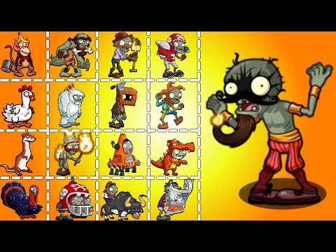 PvZ 2 Fire Breather Vs All Zombies - Who Will Win? Zombie Vs Zombie.