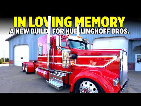 Huellinghoff Brothers' 2025 Kenworth W900 built by Stegall's Truck Shop
