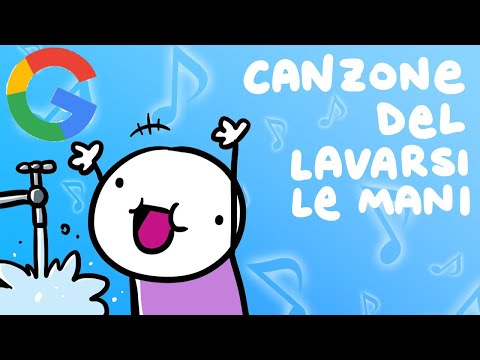 La canzone del lavarsi le mani but every Word is a google images (Sio)