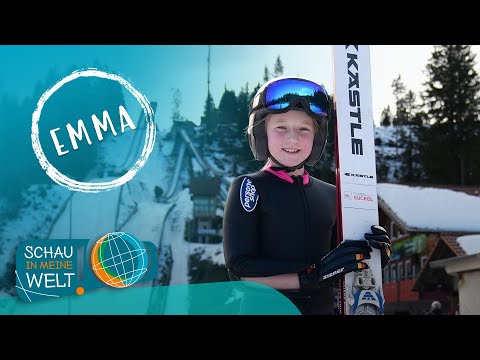 Skispringen: Emma erobert die Schanze | Schau in meine Welt! | Mehr auf KiKA.de