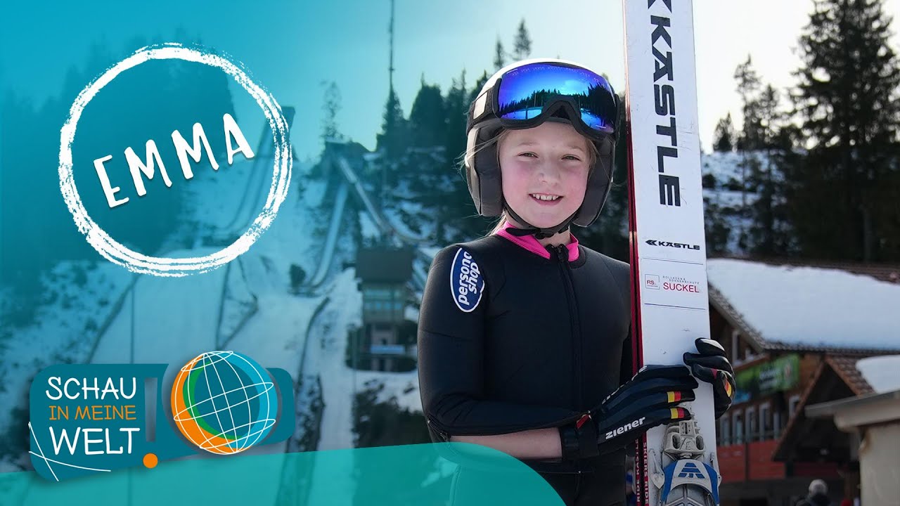 Skispringen: Emma erobert die Schanze | Schau in meine Welt! | Mehr auf KiKA.de