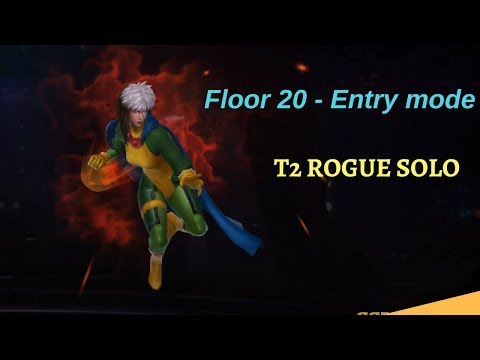 [Marvel Future Fight] Shadowland Floor 20 - Entry mode - T2 Rogue solo