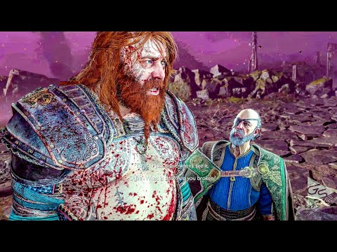 Odin Kills Thor For Kratos Scene 4K ULTRA HD - God Of War Ragnarok