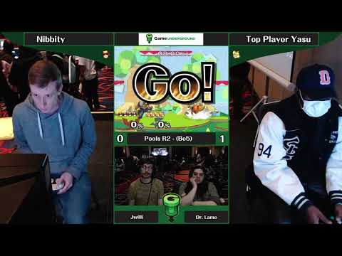 CT GamerCon 6 SSBM - Nibbity (C. Falcon) vs. Top Player Yasu (Fox) - Melee WR2