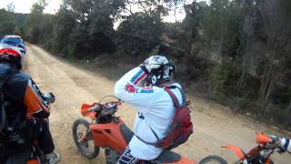 preview picture of video 'TrailbikeTours Aragon January 2013, day 3 afternoon, clip 2'