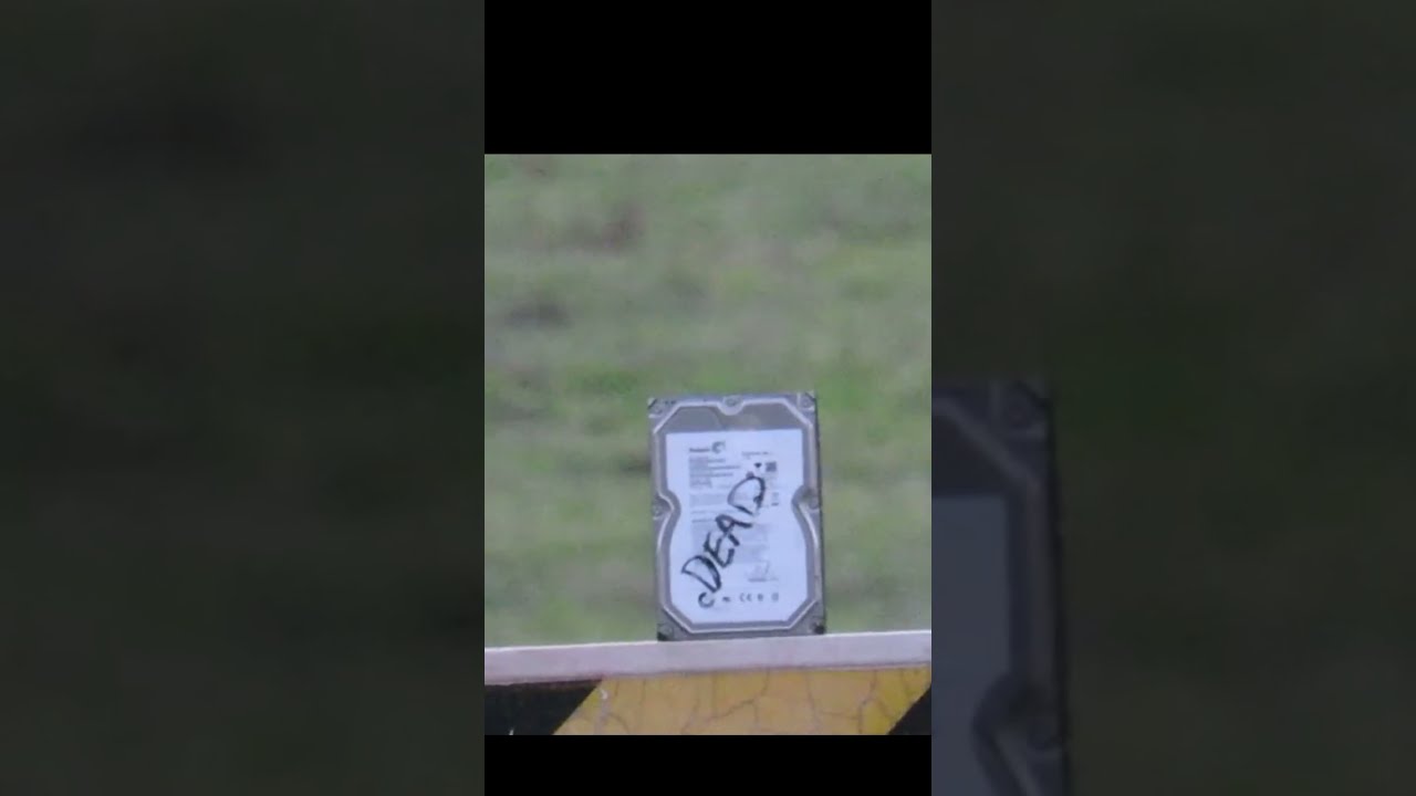 Data Destruction! 308 vs Hard Drive! #shorts #shooting #308win #hdd #crazy #insane