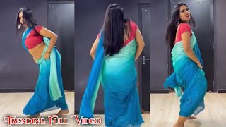 Saree Girl Trending Dance On Instagram Reels || Full Hd Video || Saree Girl.
