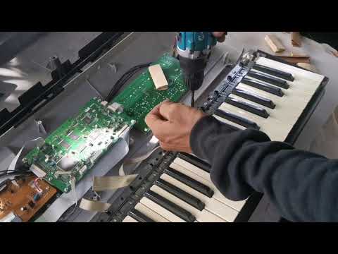 How to Repair Yamaha keyboard piano keys no sound MM6 MM8 Mo8. Mo6 Motif es xs mx61