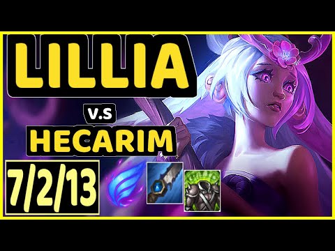 JUNJIA (LILLIA) vs HECARIM - 7/2/13 KDA JUNGLE CHALLENGER GAMEPLAY - KR