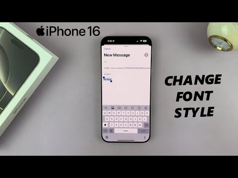 How To Change Font Style On iPhone 16 / iPhone 16 Pro