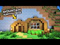 Minecraft: How To Build a Simple MOUNTAIN BASE!