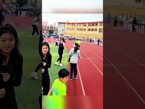 Папа-чемпион разнёс всех на школьных соревнованиях! 🏆#shorts