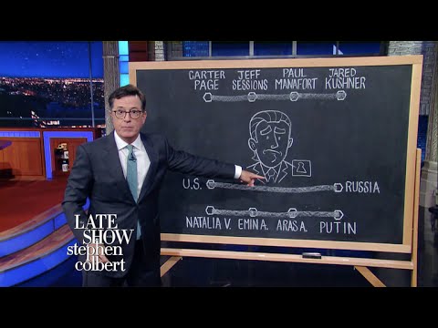 Stephen Colbert Diagrams Don Jr's Russian Email Scandal