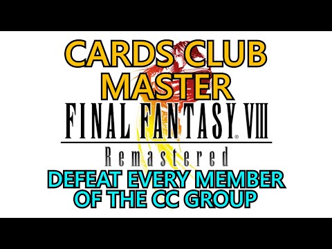 Final Fantasy VIII Remastered: Cards Club Master Trophy Guide