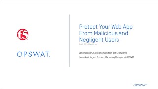 Webinar: Protect Your Web App from Malicious and Negligent Users