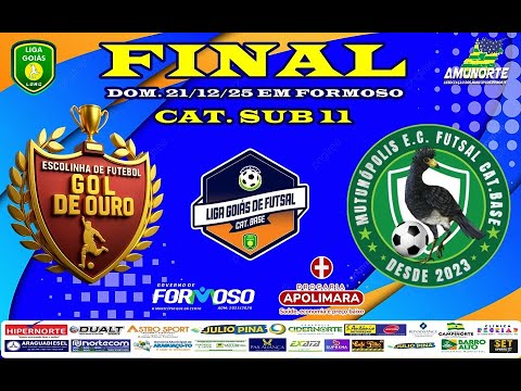 LIGA GOIÁS CATEG. BASE 2025 - FINAL - GOL DE OURO X MUTUNÓPOLIS FC
