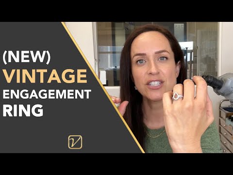 Best Vintage Engagement Ring | Antique Style Diamond Ring