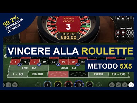 How to Win at Roulette with the 5x5 Method (99.2% Winning Probability)