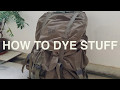 DIY How To Dye Stuff Backpacks And Shoes