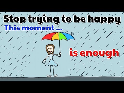 Sam Harris -The present moment becomes good enough, so you stop seeking happiness in the future.