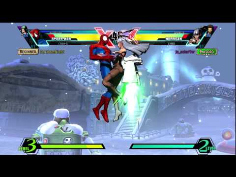 Ultimate Marvel vs Capcom 3 (PS3) -- Non-Ranked Matches 95 - Morrigan Analysis