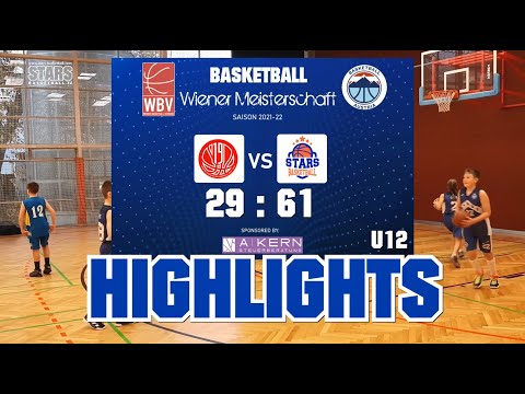 U12 Vienna United SUD vs STARS Basketball 29:61 ISo.14.11.2021