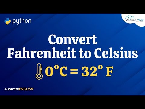 Python Program to Take the Temperature in Fahrenheit and Convert it to Celsius English