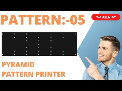 Pattern 05 Pyramid Pattern Printer With The Help Of Python Python Viral Coding