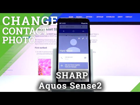 How to Add Photo to Contact in SHARP Aquos Sense2 – Personalize Contact’s List