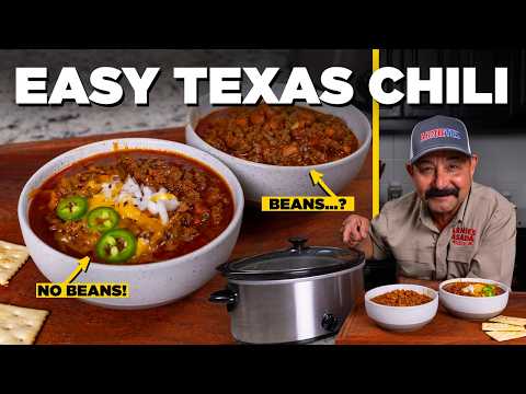 The EASIEST TEXAS CHILI Recipe: My Award Winning Bowl of Red