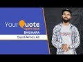 काजू कतली सी मीठी By Syed Almas Ali Hindi Poetry YQ Bhilwara Open Mic 1