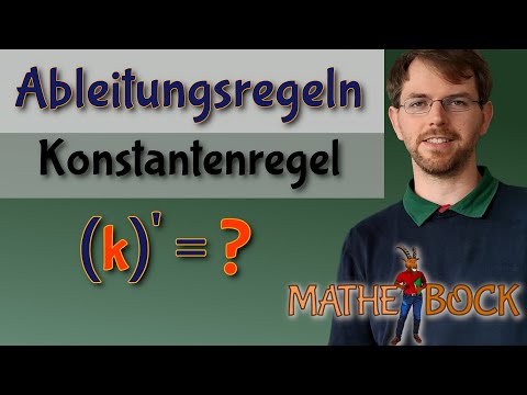 Kannst du ableiten? | Konstantenregel | Ableitungsregeln der Differentialrechnung