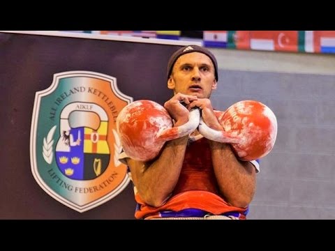 [Ireland 2015] Anton Anasenko - kettlebell biathlon / Антон Анасенко - гиревой спорт (двоеборье)