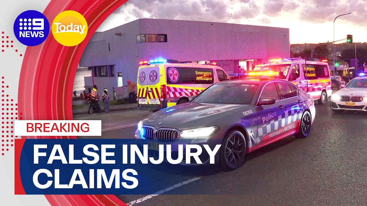 Man charged over alleged false Bondi terror attack injury claim | 9 News Australia