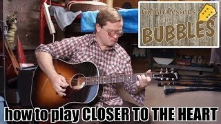 Guitar Lessons with Bubbles - RUSH&#39;s Closer to the Heart (SwearNet.com Sneak Peek)