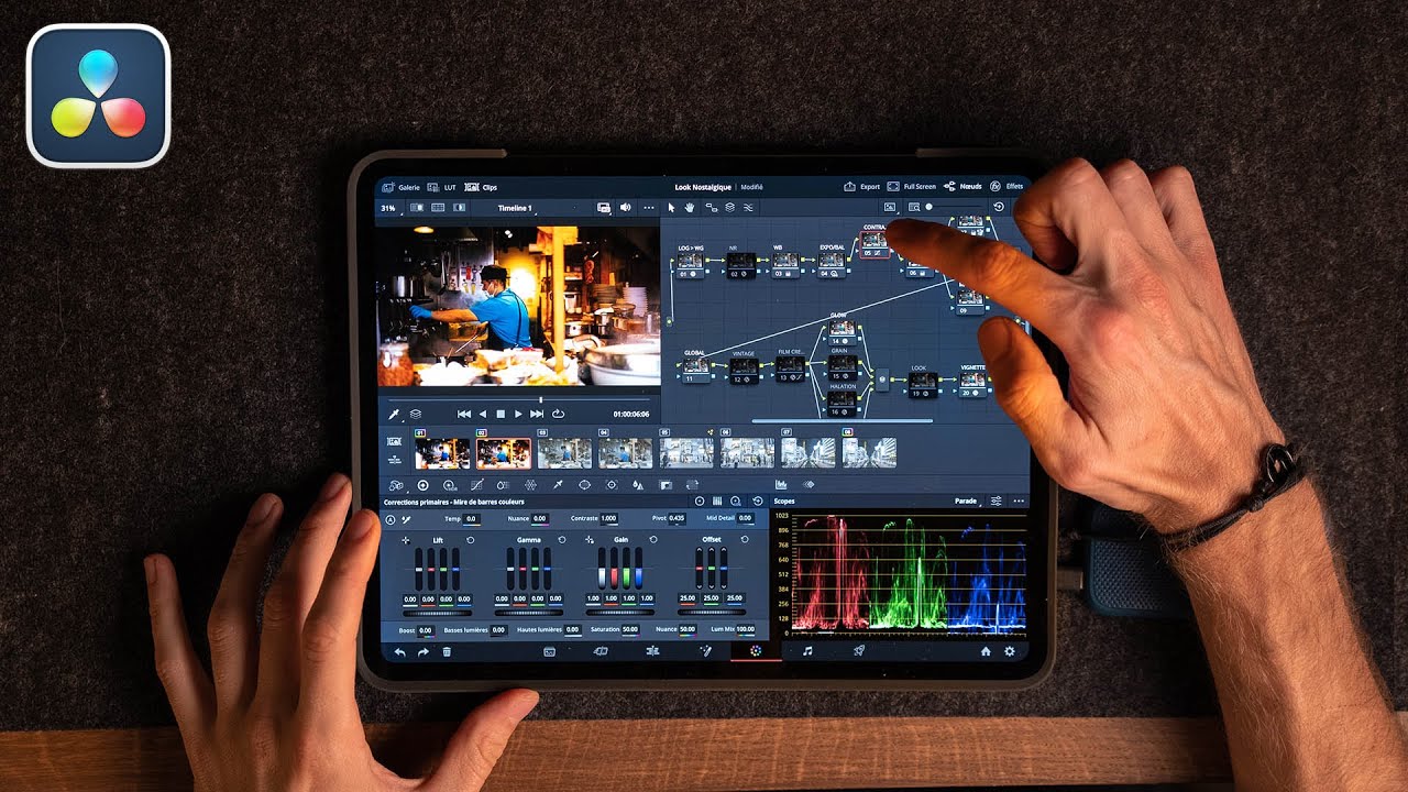 DaVinci Resolve sur iPad… ça va me changer la vie !