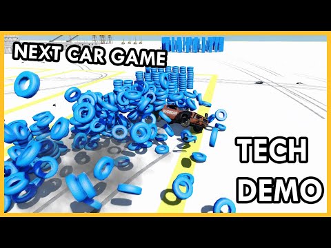Next Car Game Tech Demo - Physics Crash Simulation