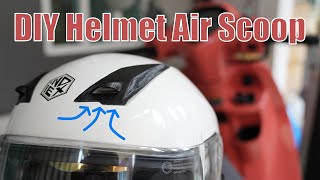 DIY Helmet Air Scoop: 3D Scan to Print (Featuring Creality Sermoon S1)
