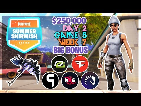 $250,000 🥊Big Bonus Summer Skirmish🥊 Week 7 Day 2/Game 5 (Fortnite)