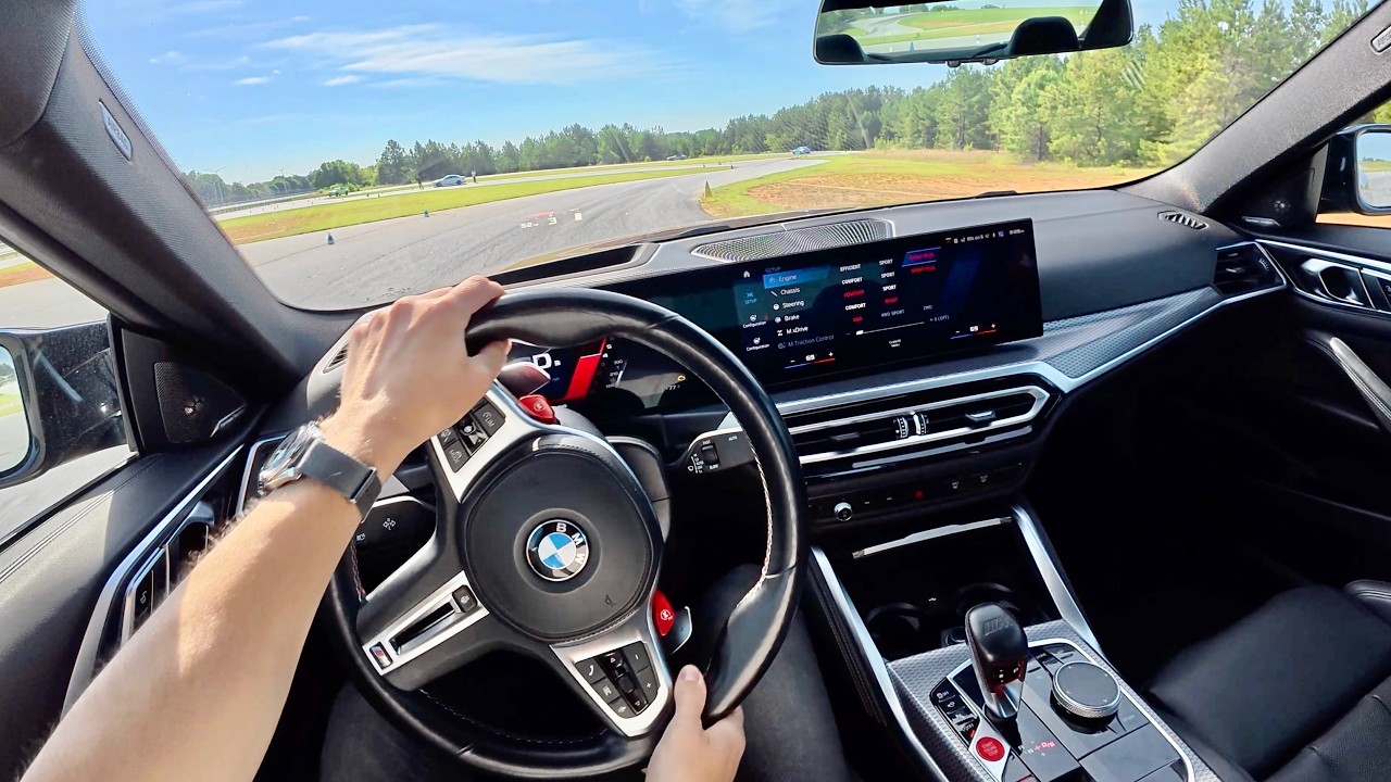 Driving all the BMWs at the BMW Performance Driving Experience