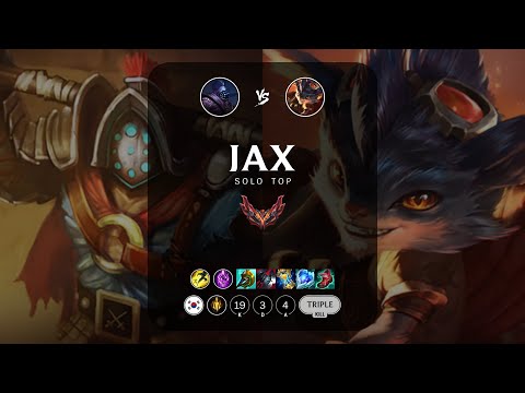 Jax Top vs Rumble - KR Grandmaster Patch 13.12