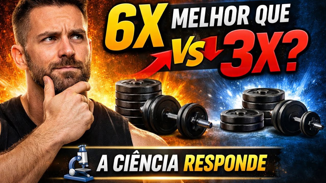 MELHOR TREINAR 3 OU 6 VEZES POR SEMANA?