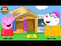 Peppa Pig Crafts A GIANT Cardboard House Outdoor Adventures Full Episodes 49 Minutes