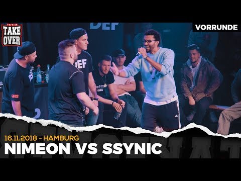 Ssynic vs. Nimeon - Takeover Freestyle Contest | Hamburg 16.11.18 (VR 1/4)