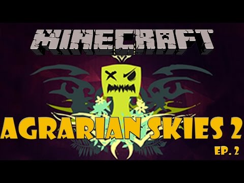 Minecraft [HQM] - Agrarian skies 2 - PT-Br - Pescaria no ceu???