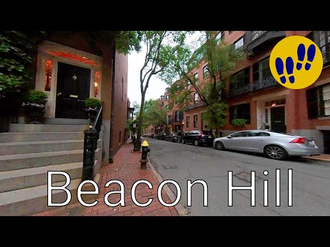 Most Beautiful Neighborhood in Boston - Walkthrough of Beacon Hill HD