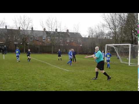 Aquinas FC/under 12 Star 2004s/Free kick. Unstoppable. Dig it out!