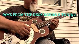 Video thumbnail for Fender Brown Derby Resonator jams from the deck by Bob Brown