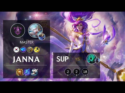 Janna Support vs Thresh - KR Master Patch 11.1